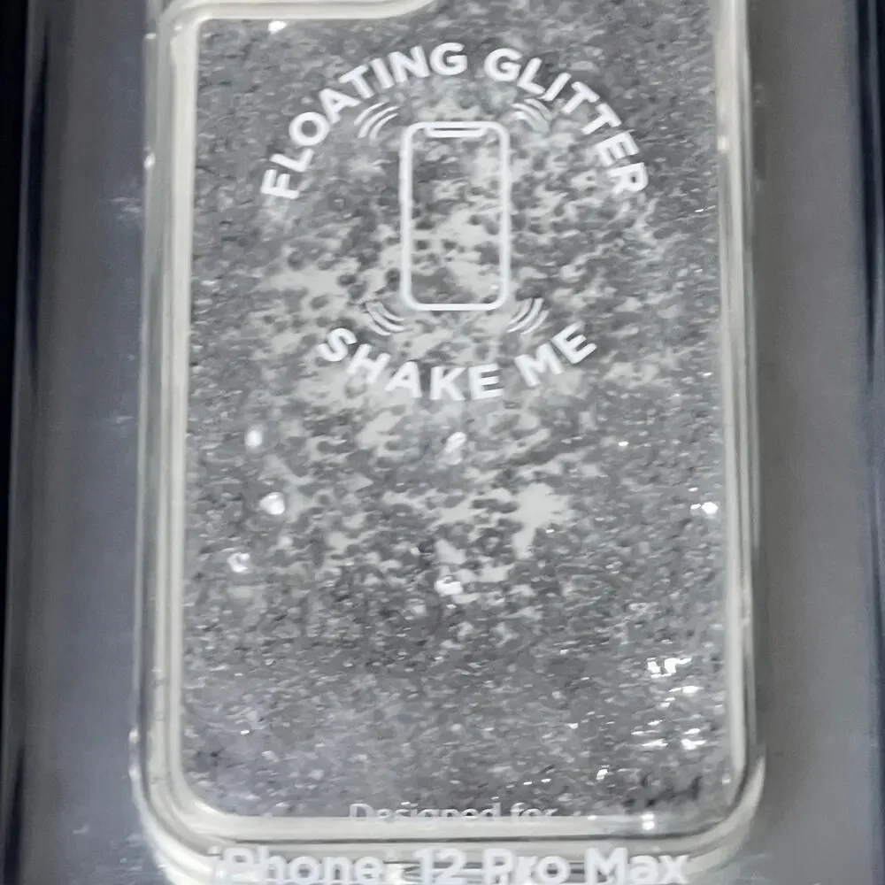 Merkury Innovations Floating Glitter Phone  Case iPhone 12 Max Pro